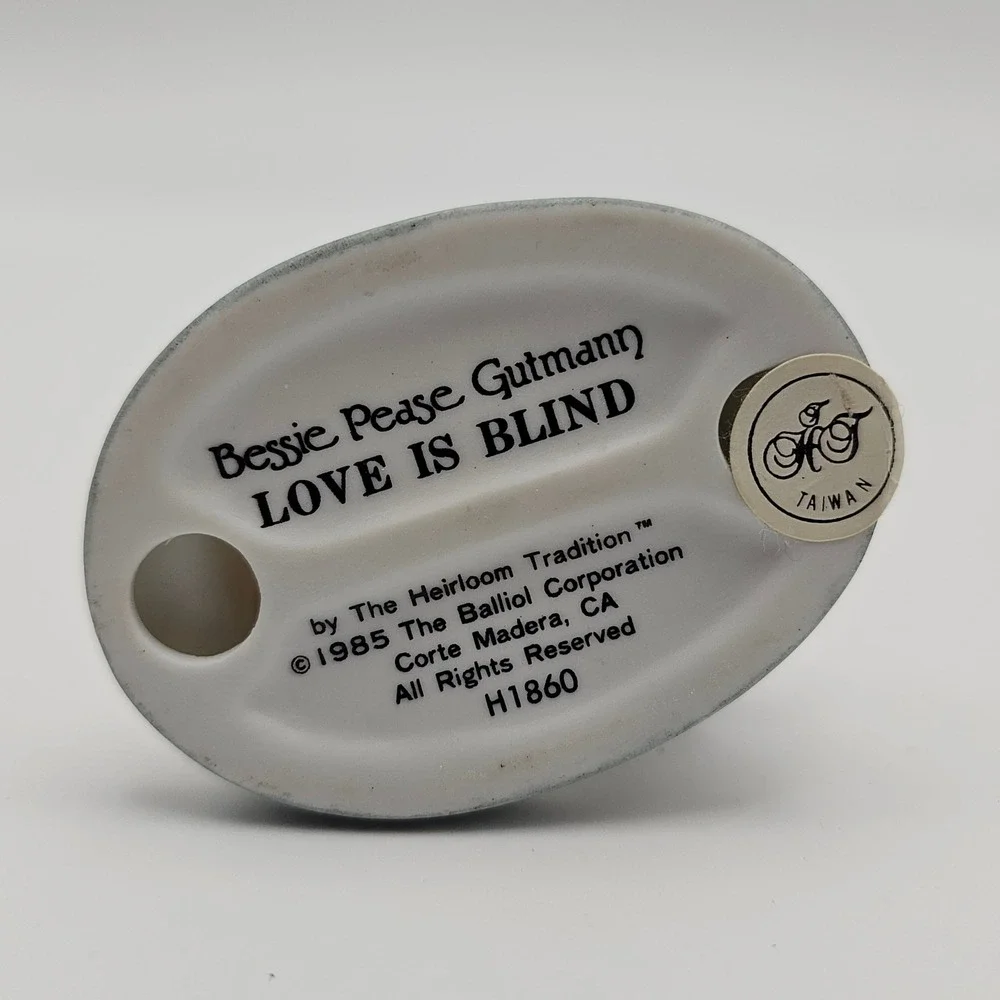 Bessie Pease Gutmann Love is Blind‎ Girl Holding Doll Figurine 1985